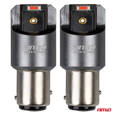 Røde LED-pærer BAY15D P21/5W med 1860 SMD-dioder