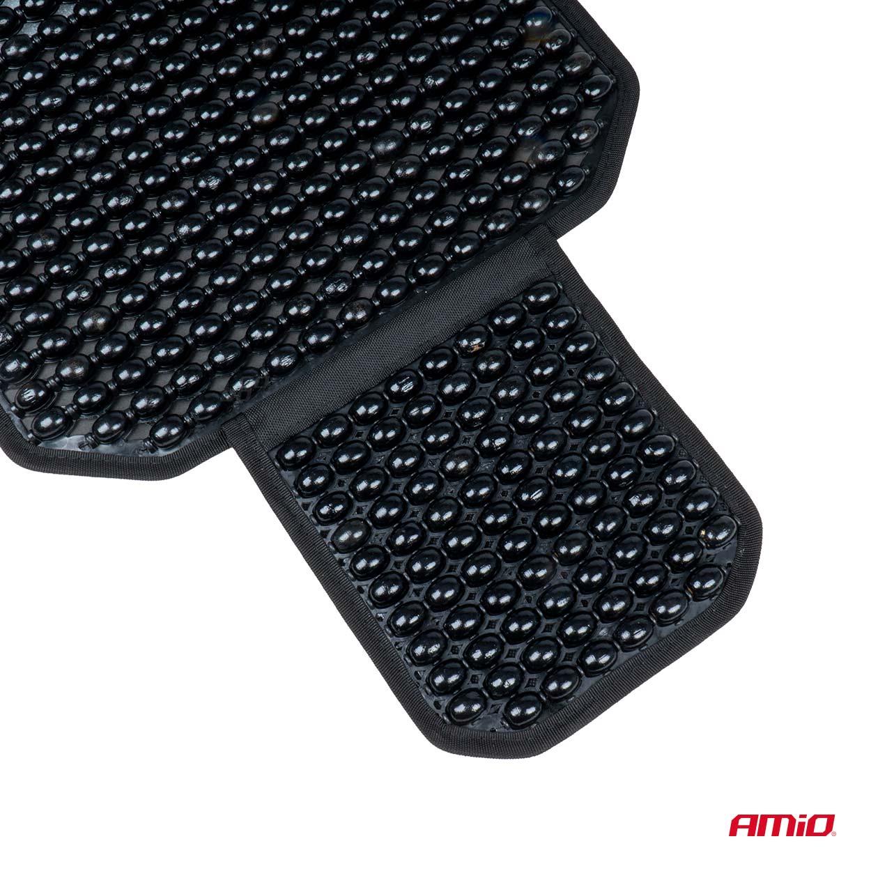 Bilsædemåtte i sort med nakkestøtte