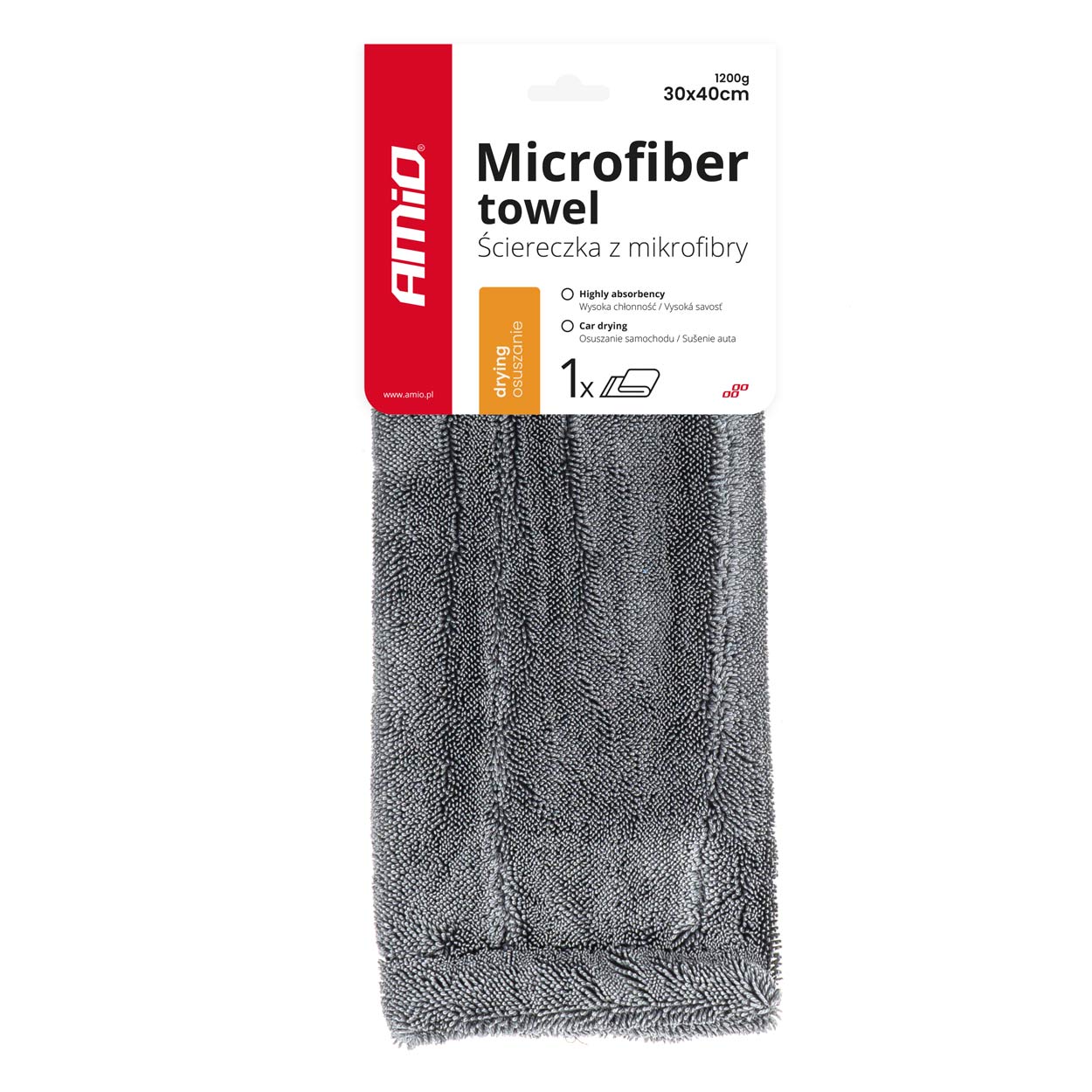 Mikrofiber tørreklud 40 x 30 cm til bilpleje