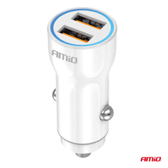 USB-billader med to USB-A porte til bil