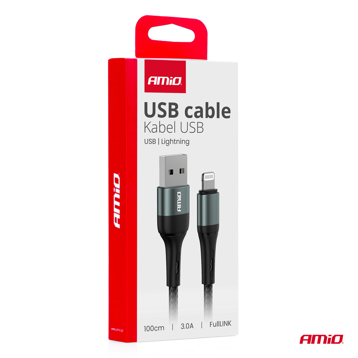 USB-A til Lightning-kabel med robust konstruktion
