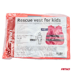 Pink sikkerhedsvest til børn