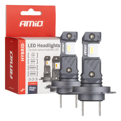LED-forlygtepærer H7 og H18 med 6000K lys