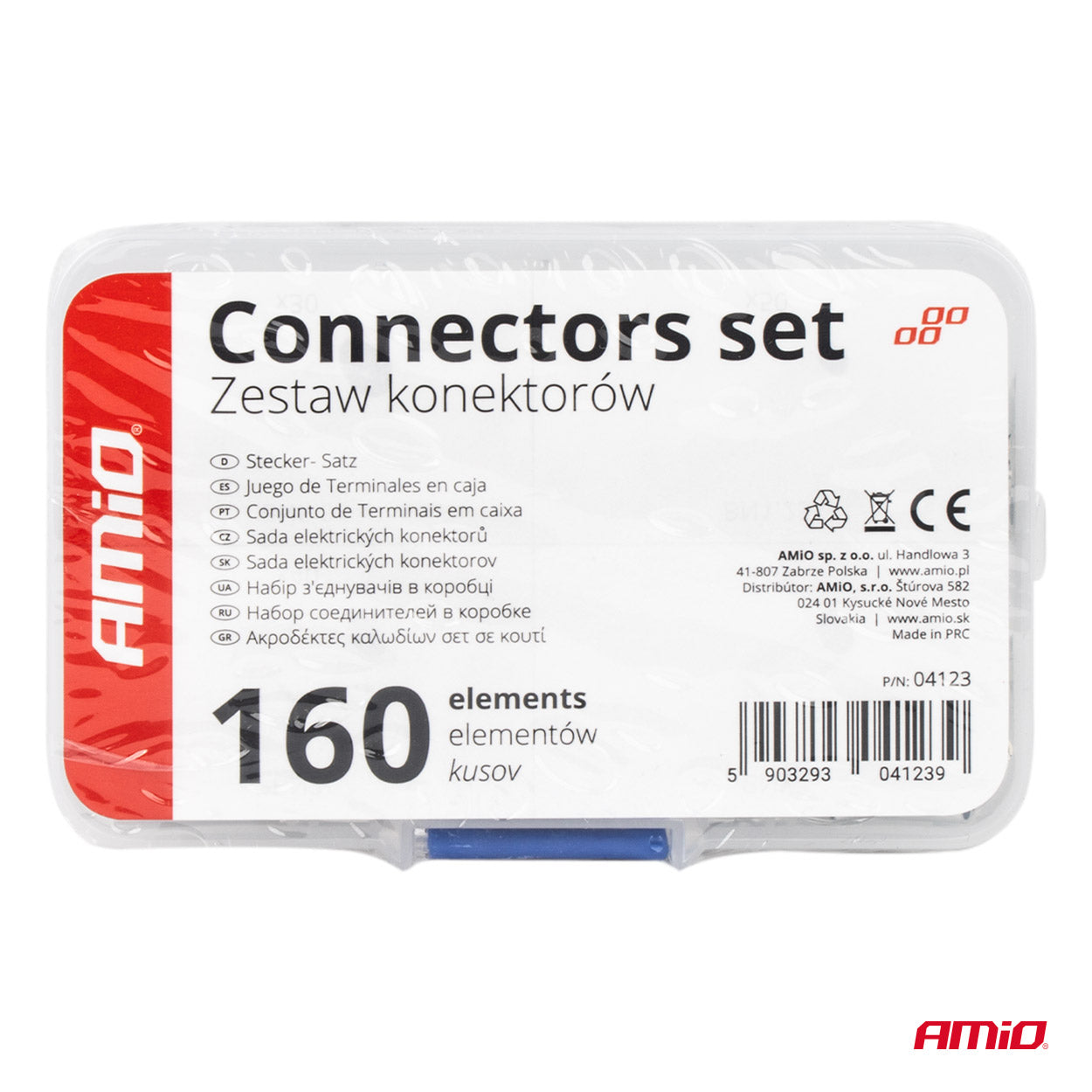 Kabelconnector-sæt i praktisk emballage