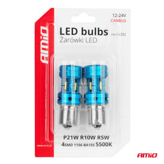 CANBUS LED-pære BA15S 1156 til bilbelysning