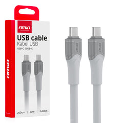 USB-C til USB-C-kabel på 200 cm
