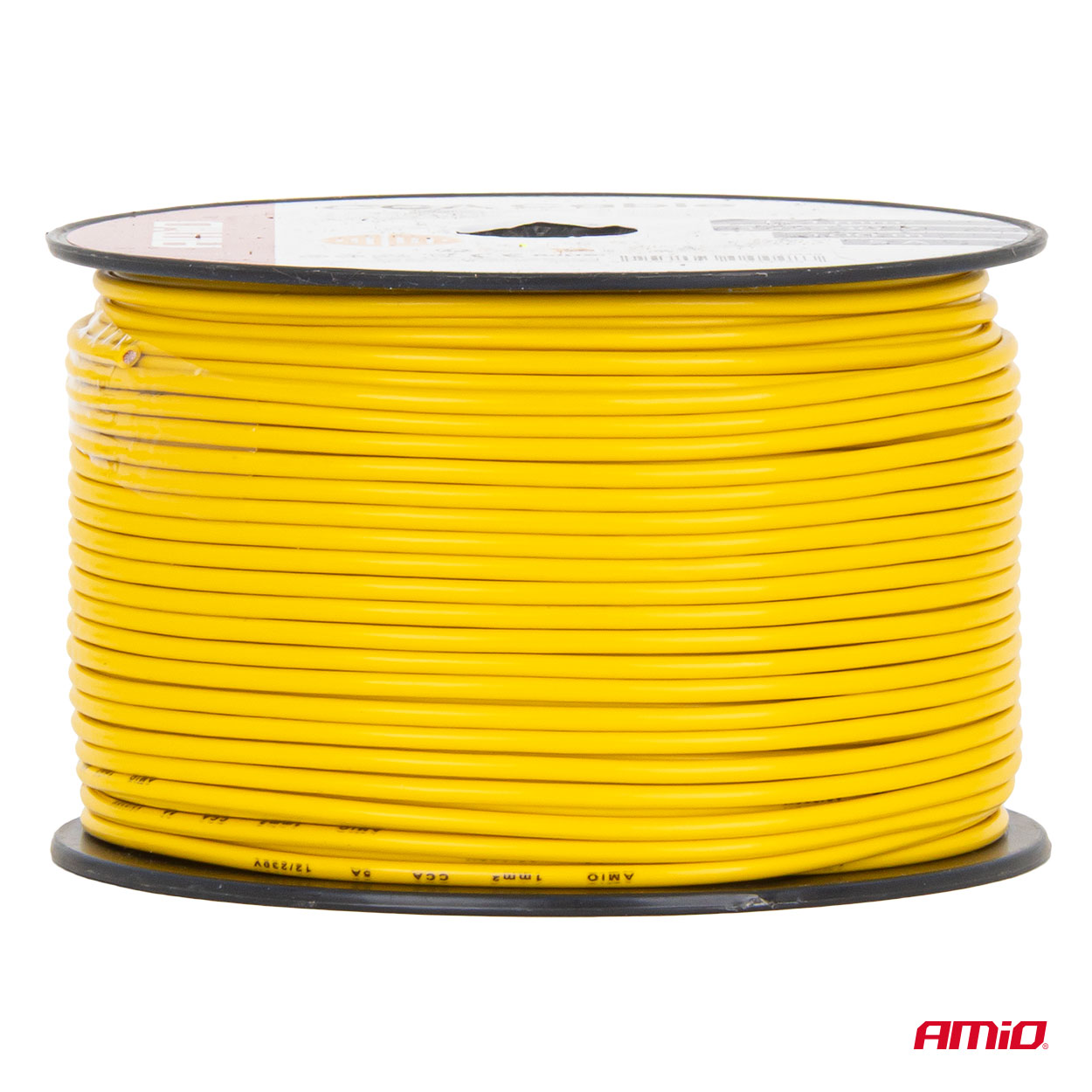 Gult CCA enkeltlederkabel 1 x 1 mm²
