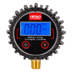 Digitalt dæktryksmanometer med gummihus