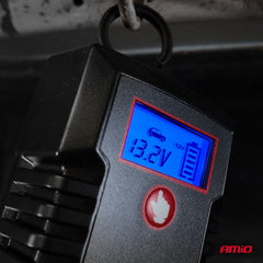 Batterilader med beskyttelse mod overopladning og kortslutning