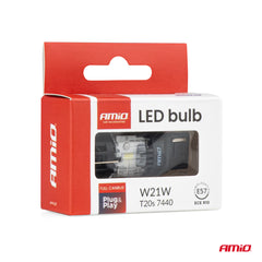 LED-pære T20S 7440 W21W til bilens 12V-lygter