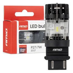 Hvid LED-pære 3157 P27/7W med FULL CANBUS