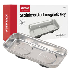 Magnetische RVS-bak 150 × 65 × 27 mm