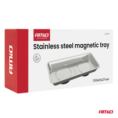 Magnetische RVS-bak voor kleine onderdelen