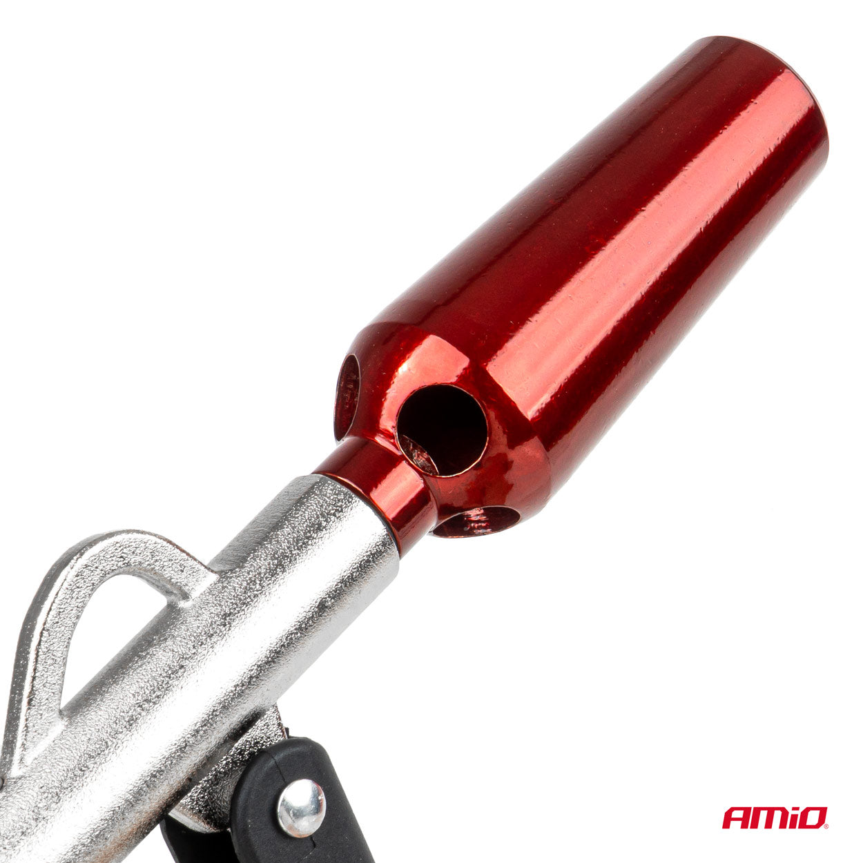 Zwart-rood perslucht blaaspistool met Venturi-mondstuk