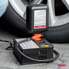 12 V-compressor voor bandenreparatie en oppompen