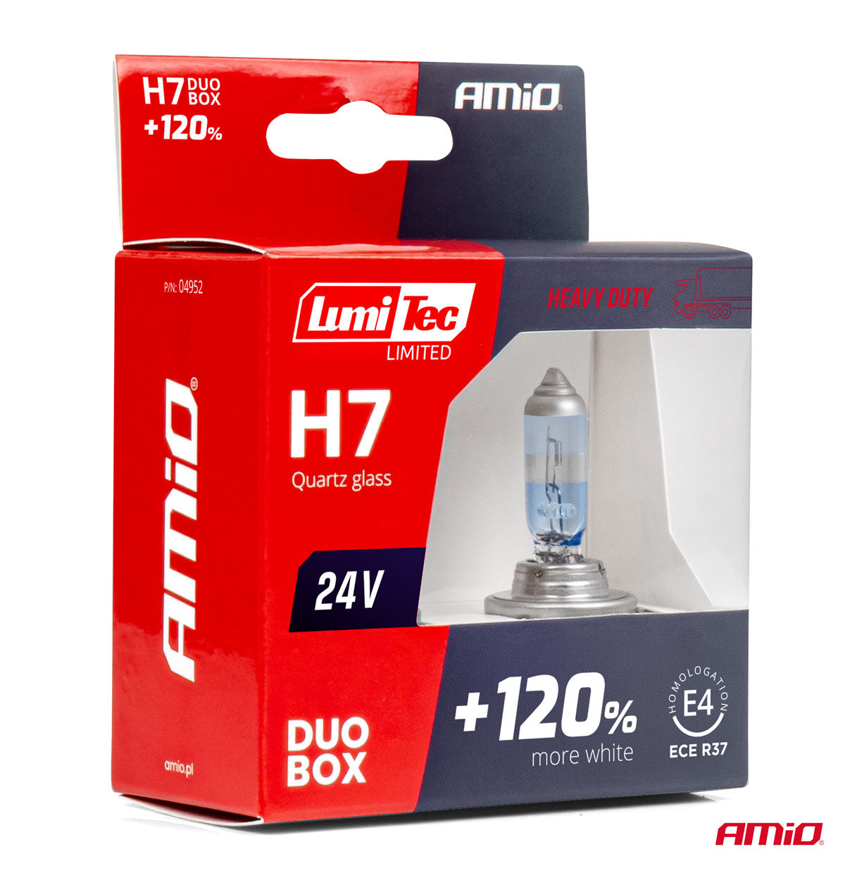 LumiTec H7 halogeenlampen 24V 70W in DUO-set