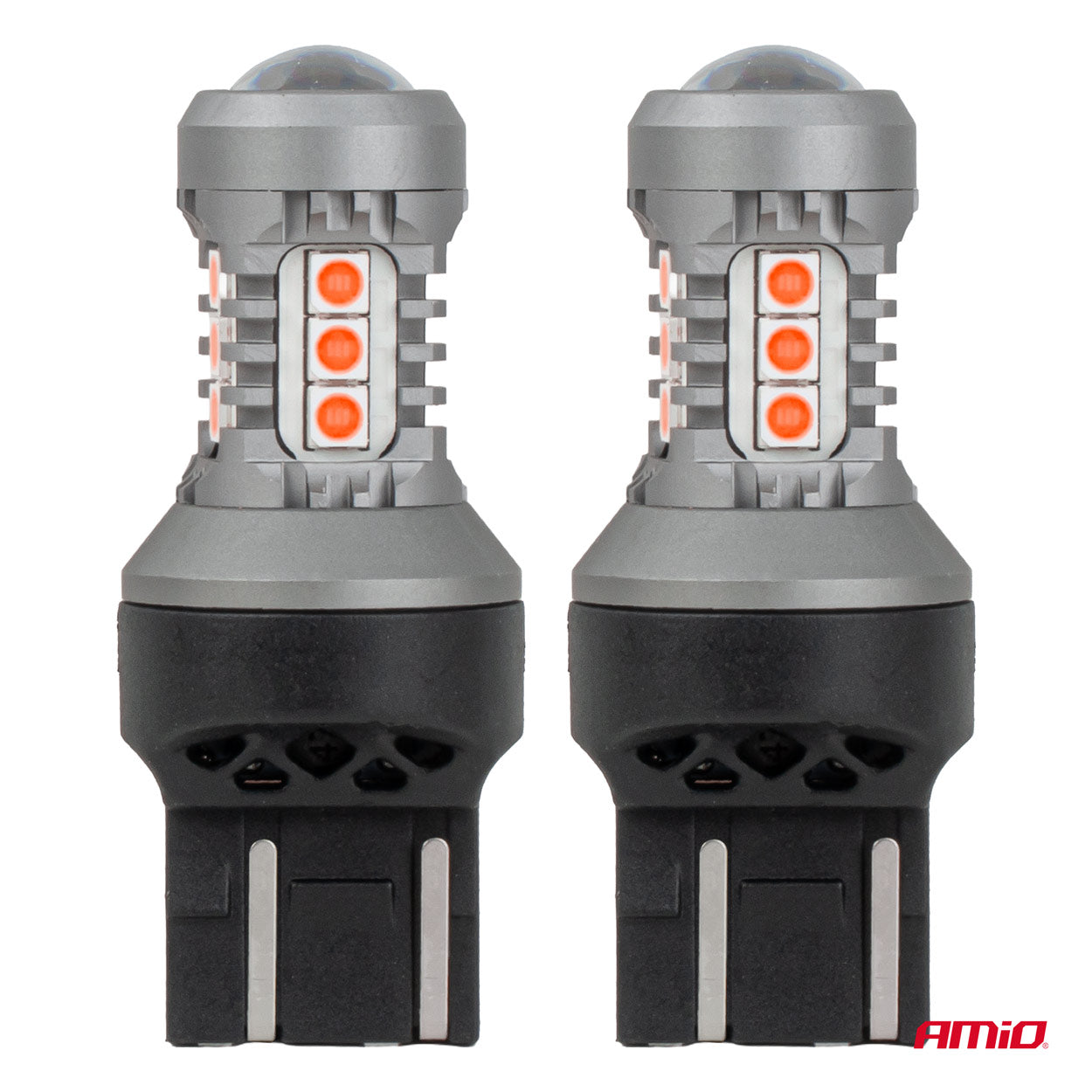 7443 W21/5W LED-lamp met rood licht