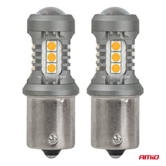 BAU15S/PY21W ledlamp met 15 SMD 3030-leds