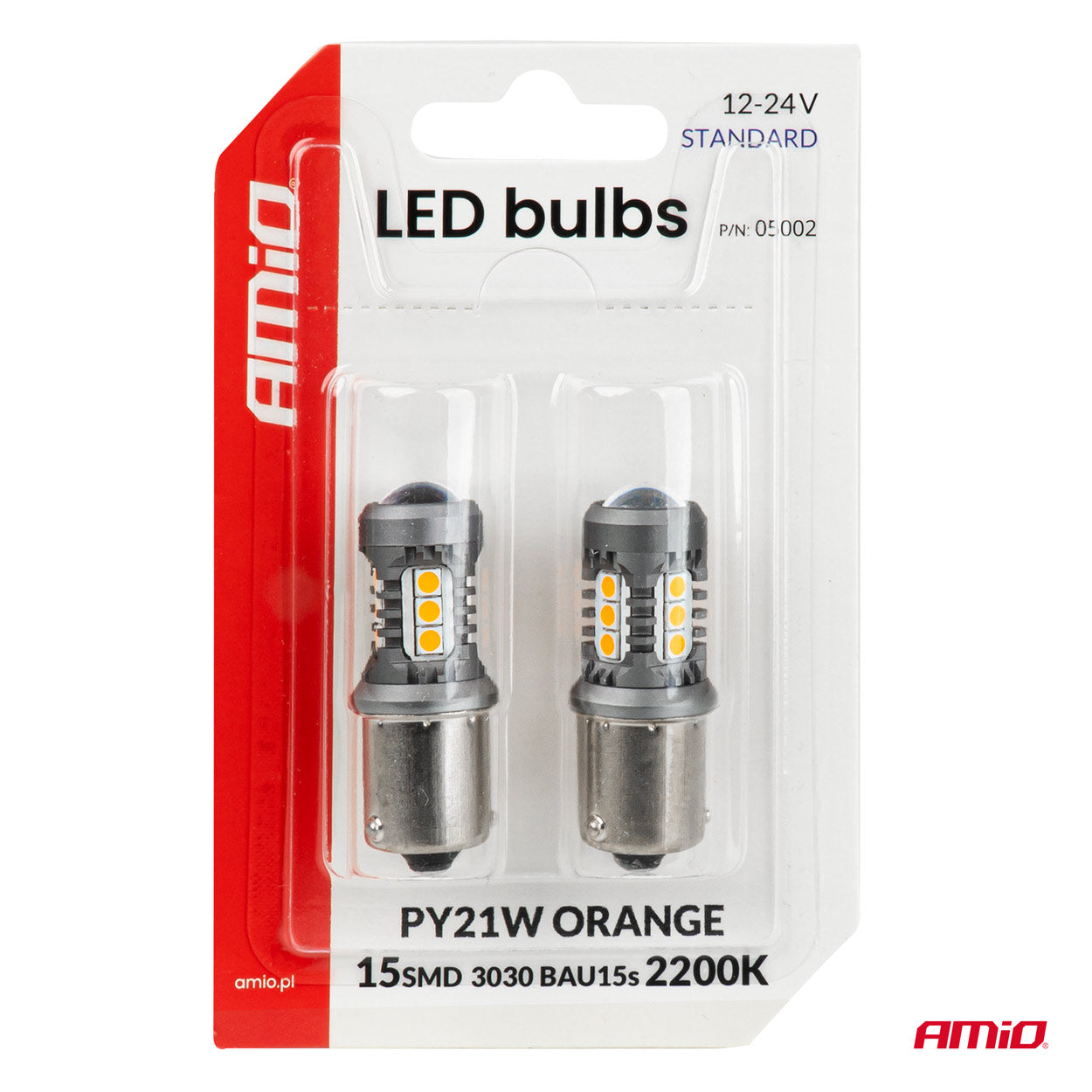 Ledlamp voor richtingaanwijzers met BAU15S/PY21W-fitting
