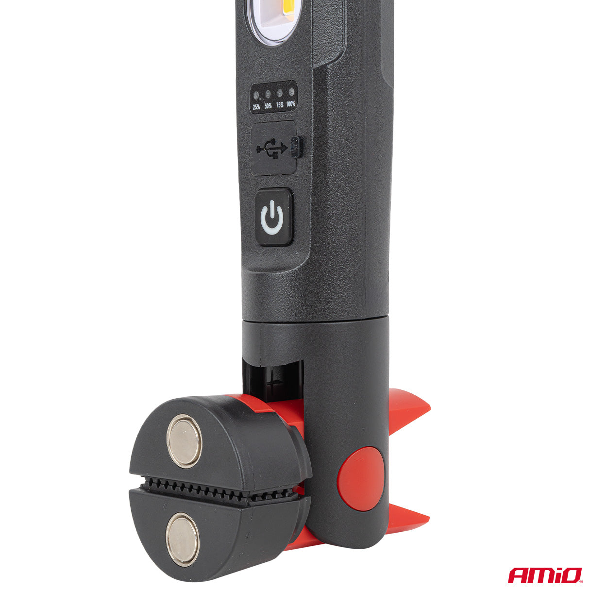 LED-inspektionslampe med magnet og klemme