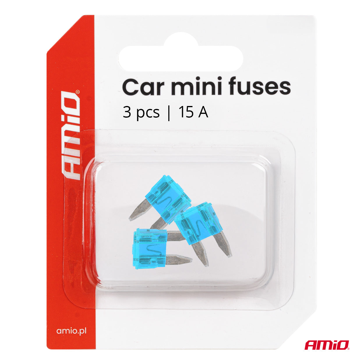 MINI-autozekeringen van 15 A voor vervanging.