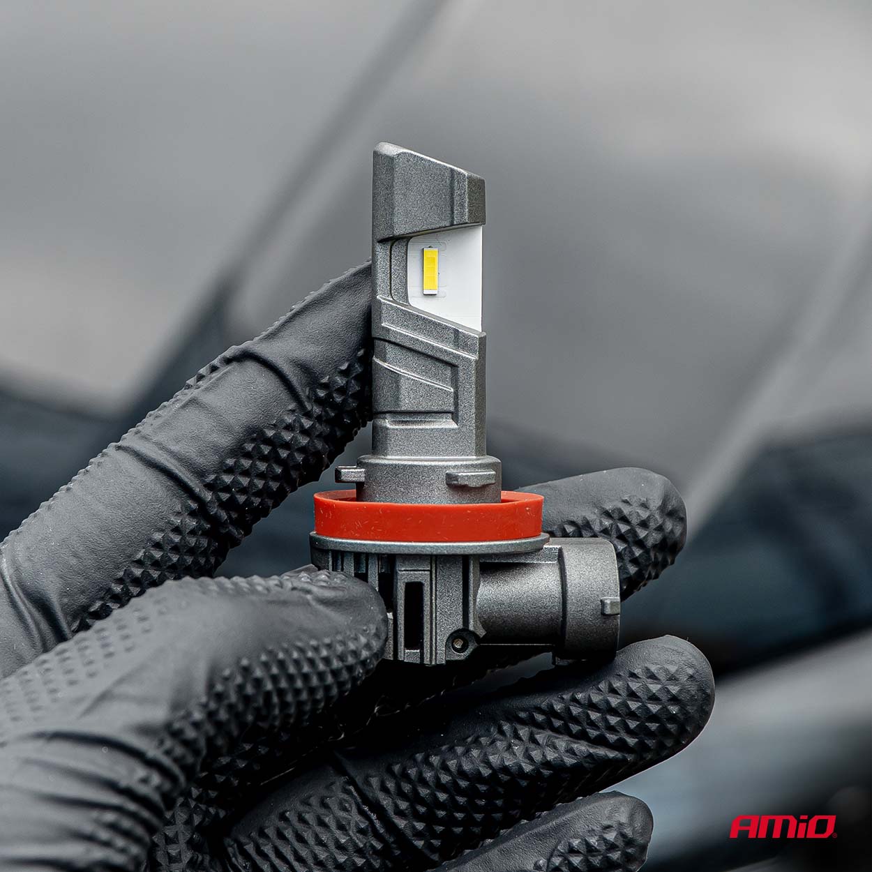 H11 LED-koplampen gezien vanaf de zijkant