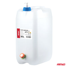 Witte watertank met brede vulopening