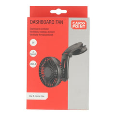 Carpoint-ventilator met zuignap voor dashboard, USB-A, Ø 10,5 cm, 5 V 