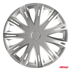 Spark wieldoppen 13 inch in zilver en zwart