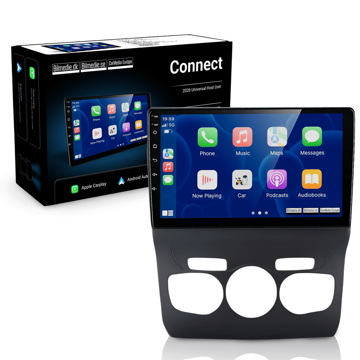 Apple CarPlay & Android Auto radio voor Citroën C4 2013–2017 (10,1") 