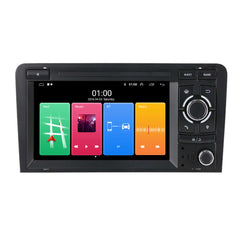 Audi A3 03-12 - 7" Radio m. Apple CarPlay og Android Auto (design 2) med touchscreen og moderne interface.