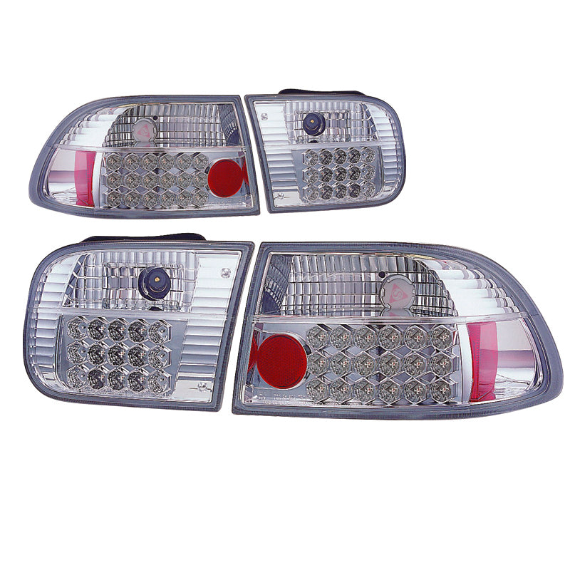 LED achterlichten voor Civic '92 3D