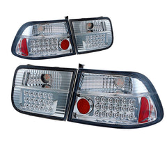 LED-achterlichten voor Civic '96 2D chroom