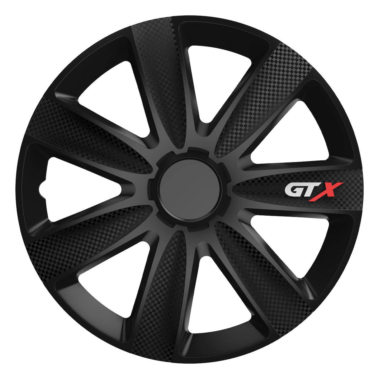 Versaco GTX wieldoppen in carbon zwart voor 16 inch