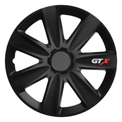 GTX hjulkapsel i carbon sort til 17-tommers stålfælg