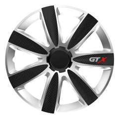 Versaco wieldeksel GTX in carbon zwart en zilver 15 inch