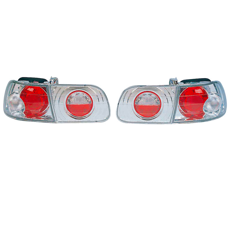 Achterlichten voor Honda Civic 1992 3-deurs Lexus-look
