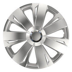 Zilverkleurige Energy RC wieldop voor 15 inch stalen velg