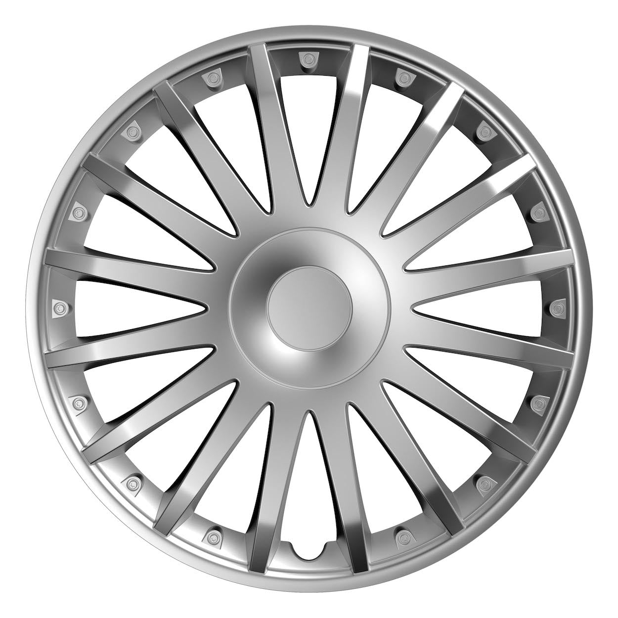 Versaco Crystal wieldop 14 inch in zilver