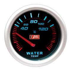 Watertemperatuurmeter zwart 5,8 cm Auto Gauge