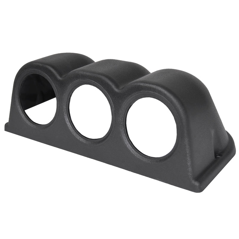 Drievoudige instrumentenhouder voor dashboard zwart Ø 5 cm