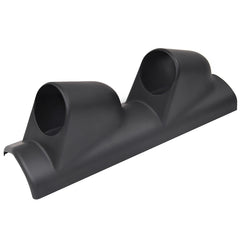 Dubbele zwarte stuurkolomhouder 5 cm