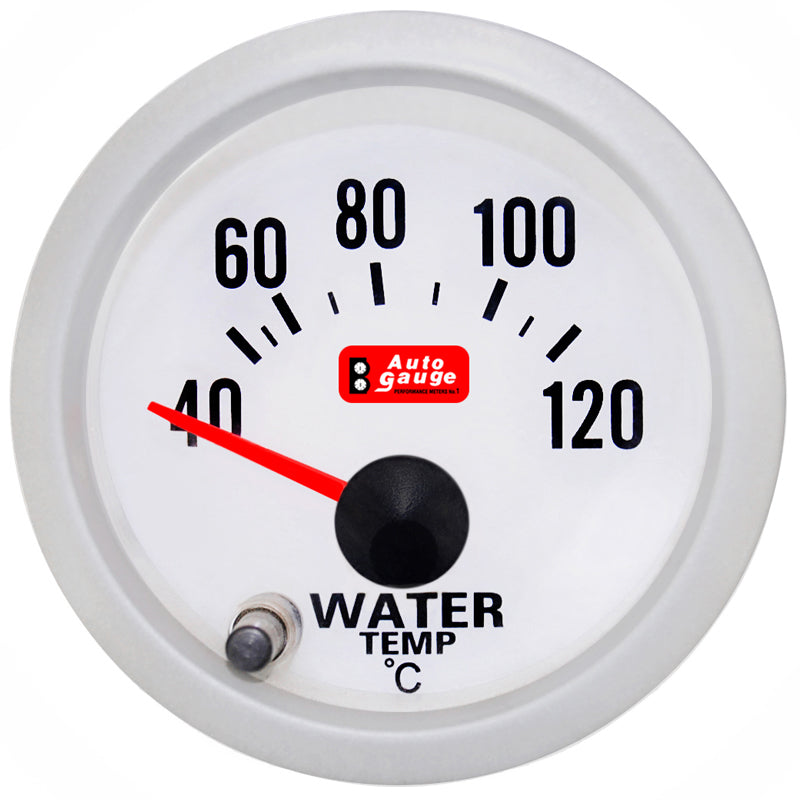 Watertemperatuurmeter Auto Gauge 2 inch met 7 kleuren