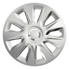 Zilverkleurige Stratos RC wieldop voor 16 inch stalen velg