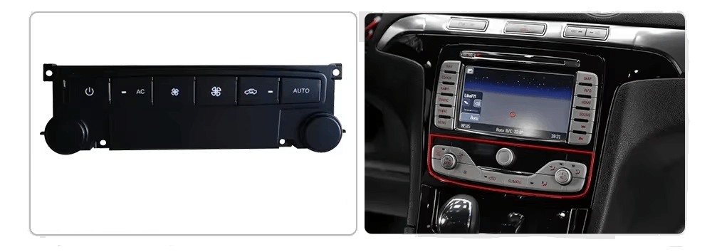 Ford S-Max 2007-2015 klimaatpaneel (A/C-bedieningspaneel voor nieuwe radio) 