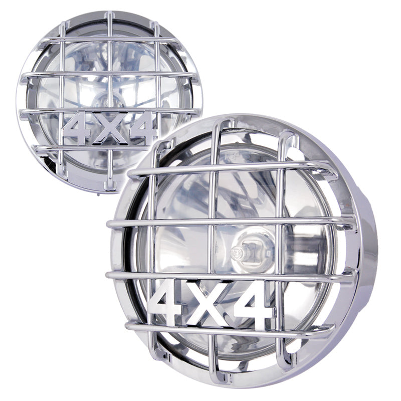 Set extra lampen 4x4 H3 12V 55W nikkel 2 stuks