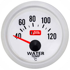 Wit 2" watertemperatuurmeter met sensor