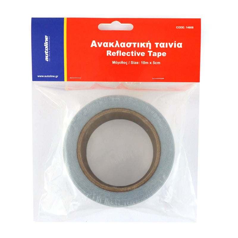 Reflecterende zelfklevende tape 10 m rood