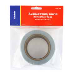 Reflecterende zelfklevende tape 10 m zilver
