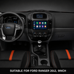 Ford Ranger 2011-2015 - 9" autoradio met Apple CarPlay en Android Auto 